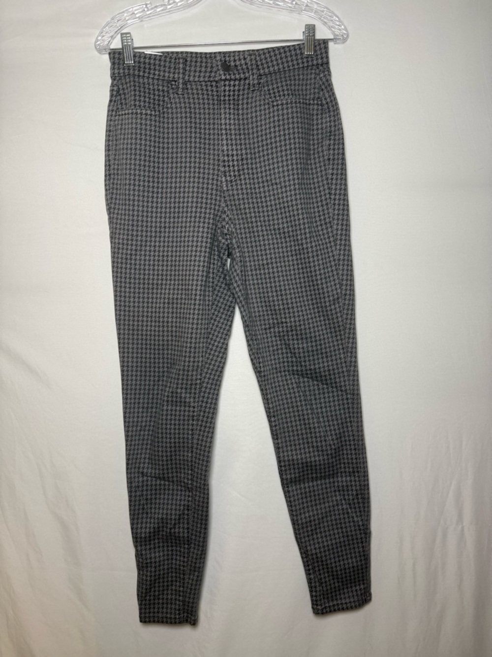 American Eagle Outfitters Houndstooth Slim Chinos - Gray